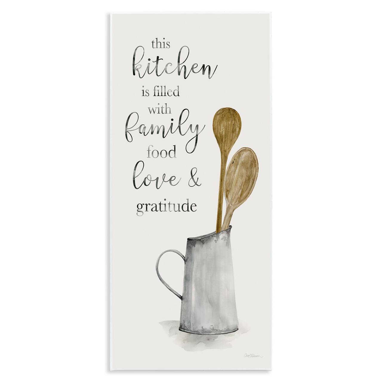 Stupell Industries This Kitchen Family Phrase Wall Plaque Art